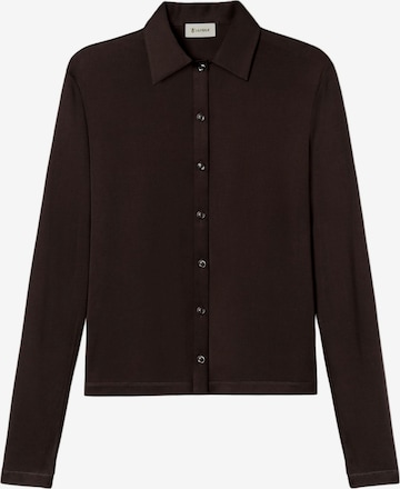 Lilysilk - Blusa en marrón: frente