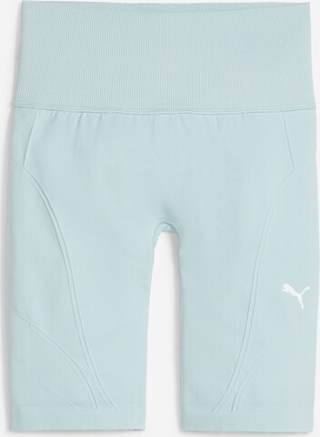 PUMA Skinny Sportbroek 'SHAPELUXE' in Blauw: voorkant