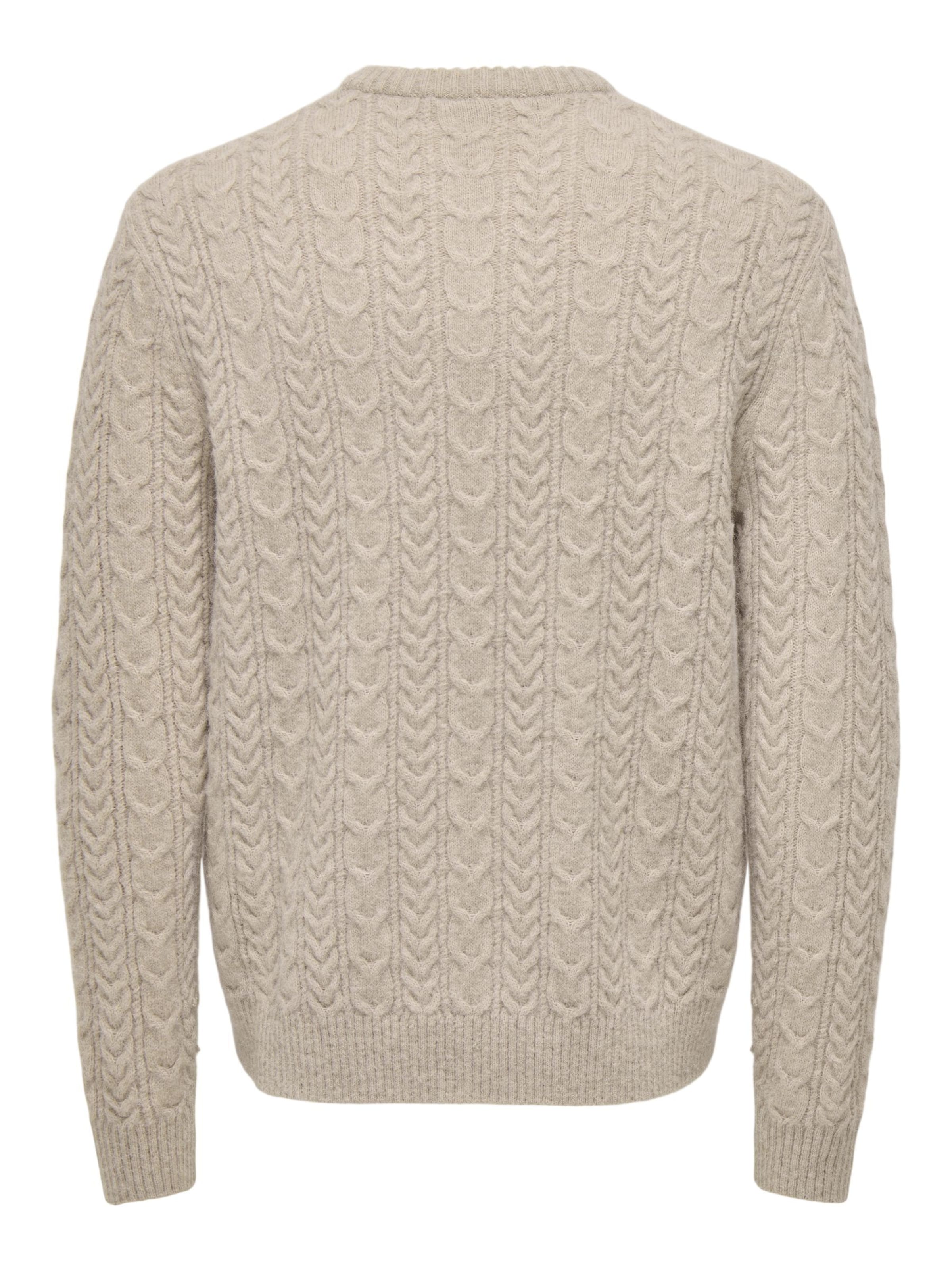 Only & Sons Sweater 'ONSBoris' in Grey