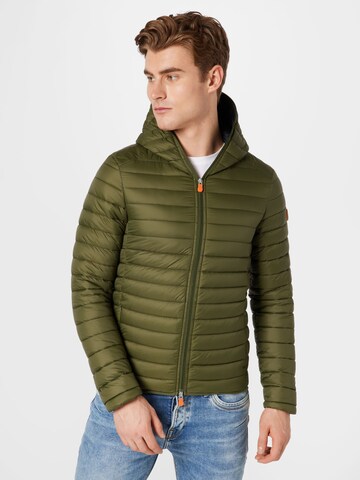 SAVE THE DUCKPrijelazna jakna 'DONALD' - zelena boja: prednji dio