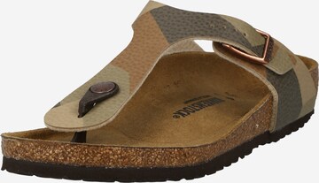 BIRKENSTOCK Open shoes in Green: front