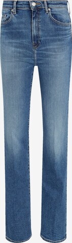 Tommy Hilfiger Curve Bootcut Jeans in Blauw: voorkant