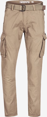 INDICODE JEANS Trousers 'William' in Grey: front