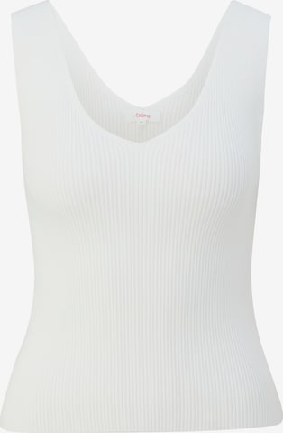 s.Oliver Knitted Top in White: front