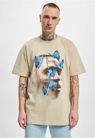 MT Upscale T-shirt i beige: framsida