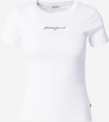 GUESS JEANS Футболка в Белый: спереди