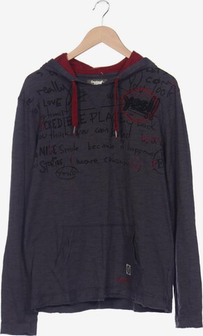 Desigual Sweatshirt & Zip-Up Hoodie in L in Grey: front