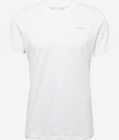 Tommy Jeans T-Krekls, krāsa - antracīta / sarkans / balts, Preces skats