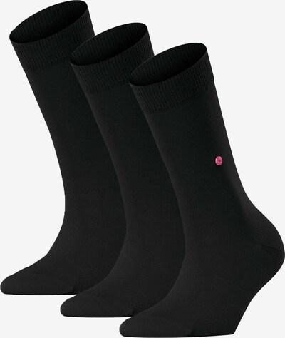 BURLINGTON Socken in pink / schwarz, Produktansicht