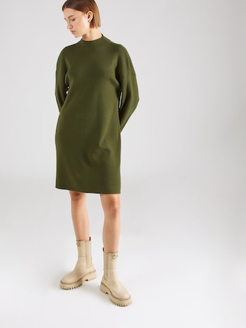 VERO MODA Knitted dress 'NANCY' in Green: front