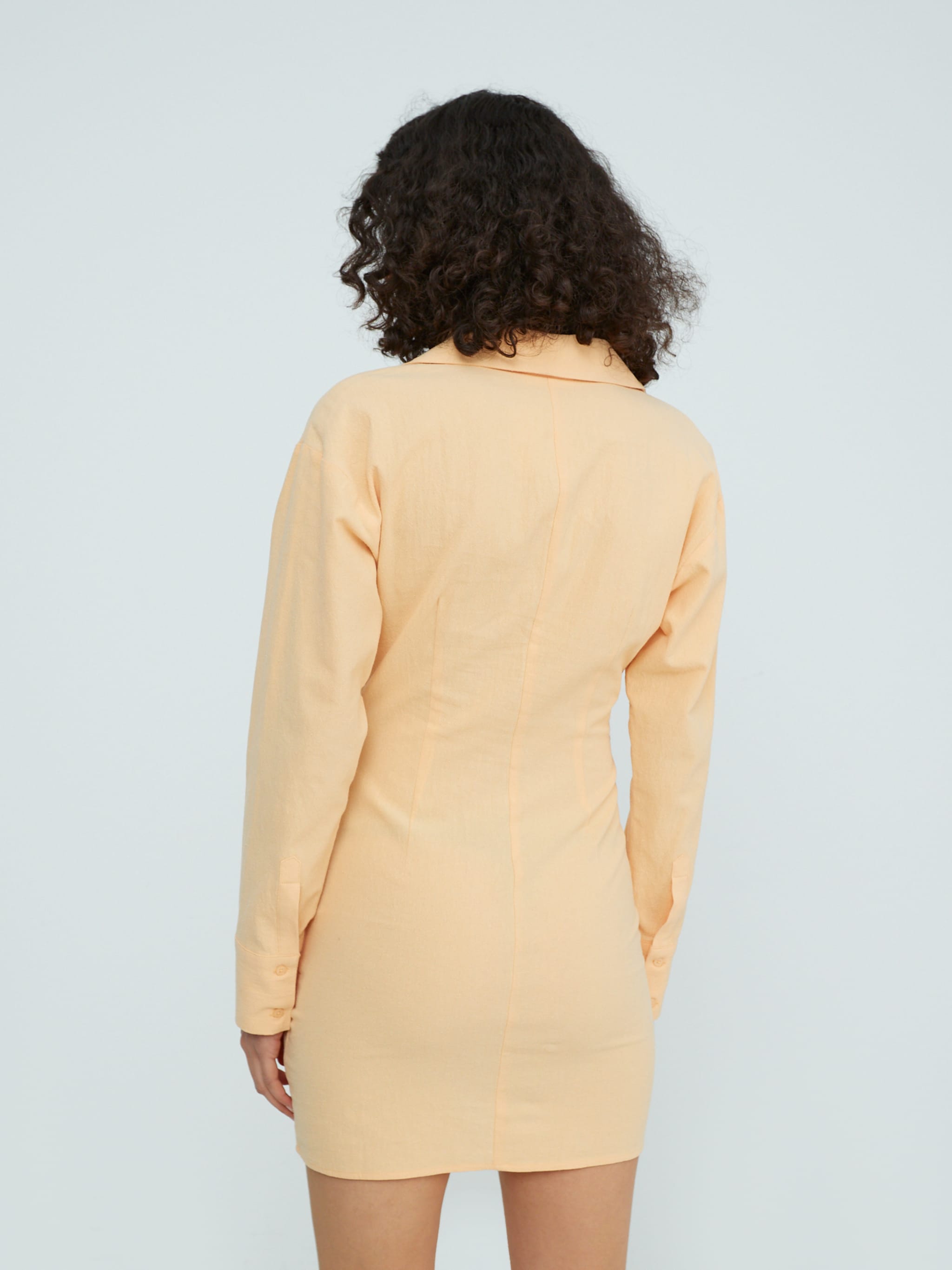 EDITED Produits Robe-chemise 'Hedone' orange pastel