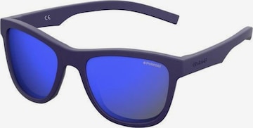Lunettes de soleil Polaroid en bleu : devant