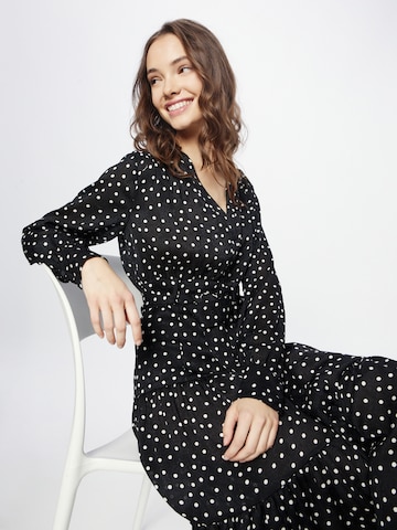 PINKO - Vestido camisero 'ISOMETRIA' en negro