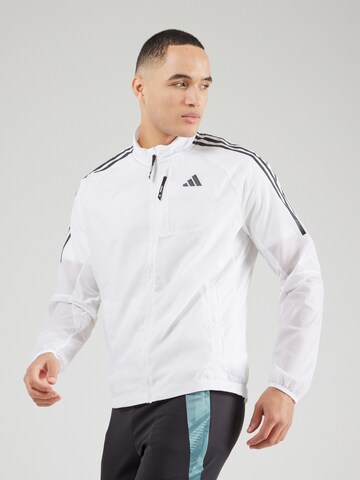 Giacca per l'allenamento 'Own the Run' di ADIDAS PERFORMANCE in bianco: frontale