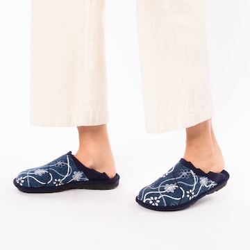 Westland Slippers 'Lille' in Blue