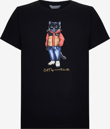 Cat e Lolette - Camiseta 'Sport Casual cat' en azul: frente