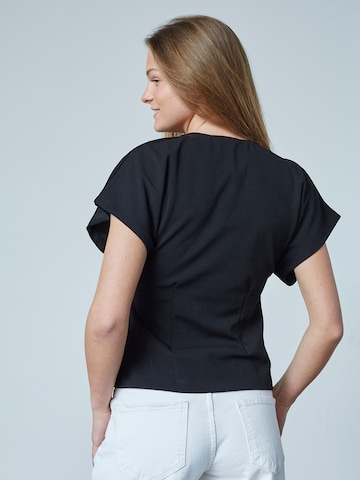 SISTERS POINT Blouse 'GEVELA-VE' in Zwart