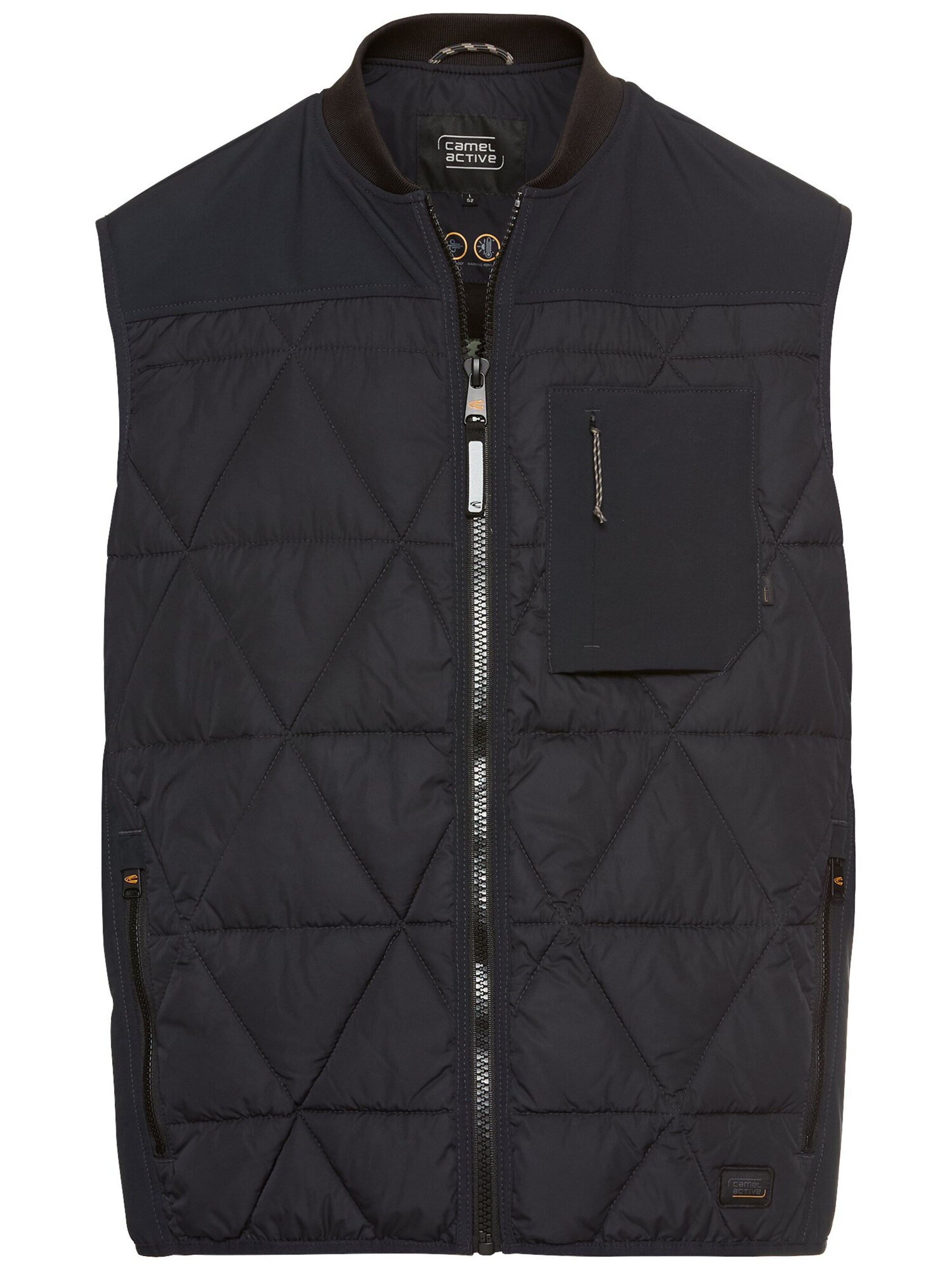 CAMEL ACTIVE Weste in Schwarz: Vorderseite