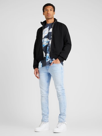 Coupe slim Jean 'LOOM' Only & Sons en bleu