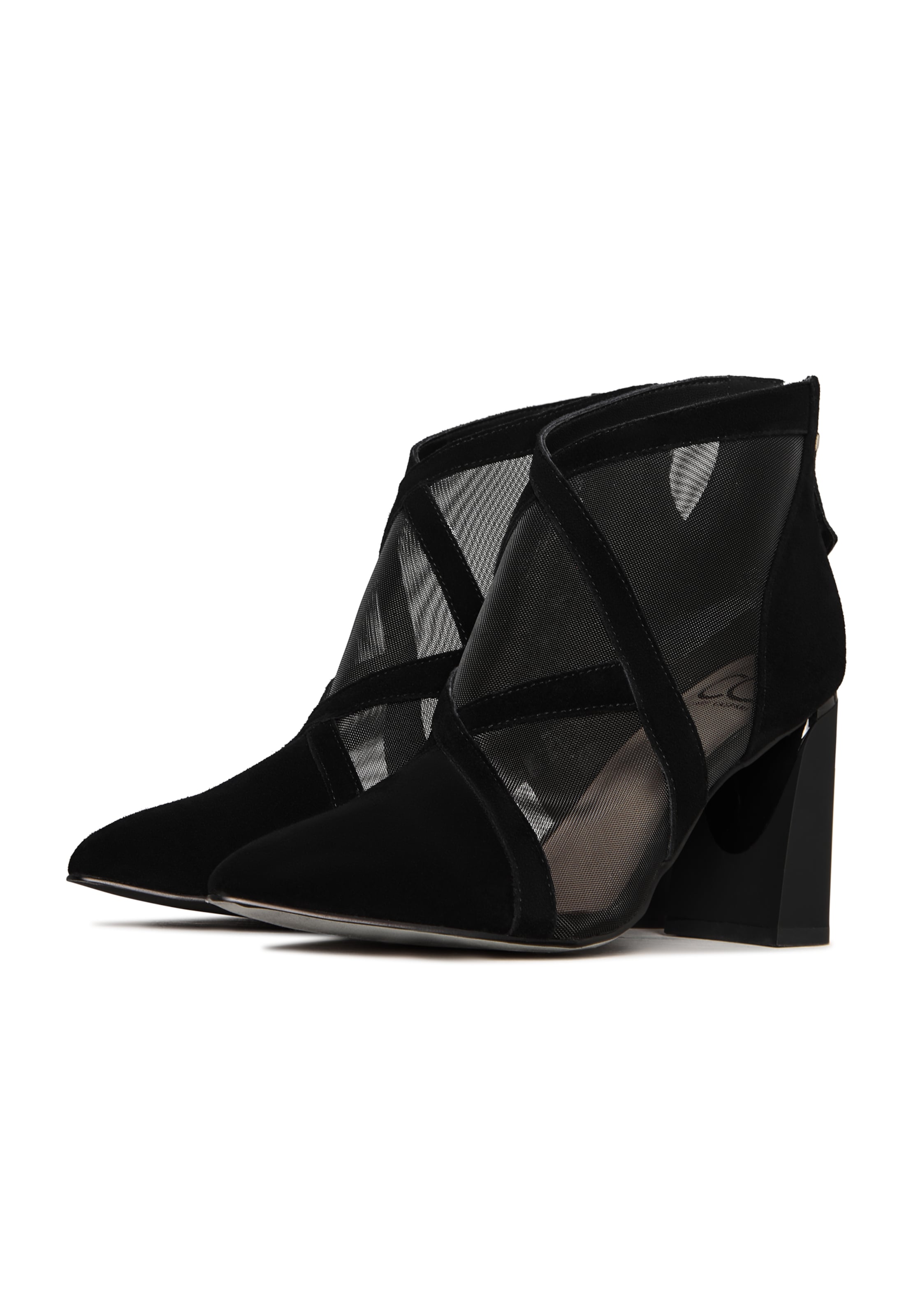CESARE GASPARI Stiefelette in Schwarz