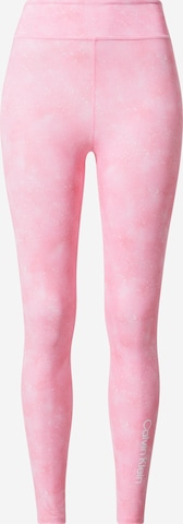 Calvin Klein Sport Spodnie sportowe w kolorze różowy: przód