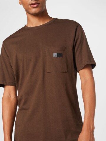 !Solid Shirt 'Vicente' in Brown