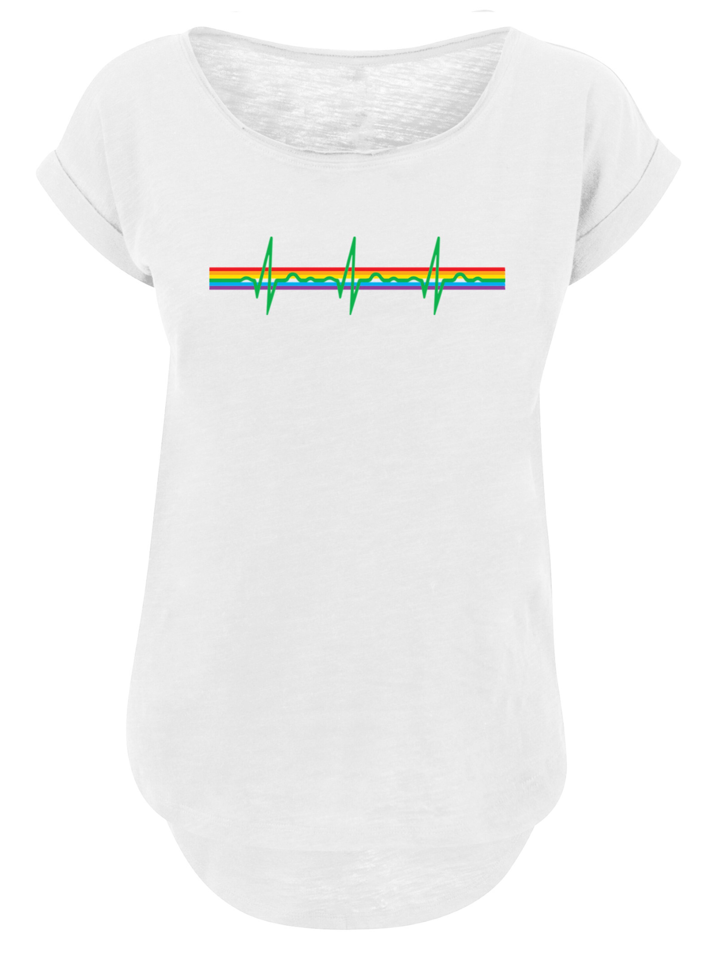 F4NT4STIC Shirt 'Pink Floyd' in White: front