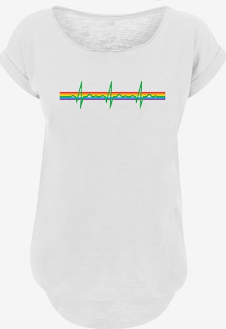 F4NT4STIC Shirt 'Pink Floyd' in White: front