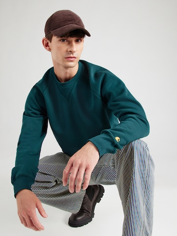 Felpa 'Chase' di Carhartt WIP in verde: frontale