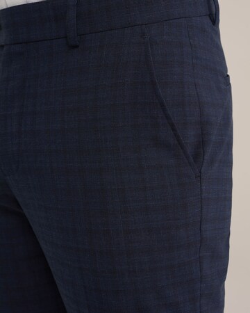 WE Fashion Slimfit Byxa i blå