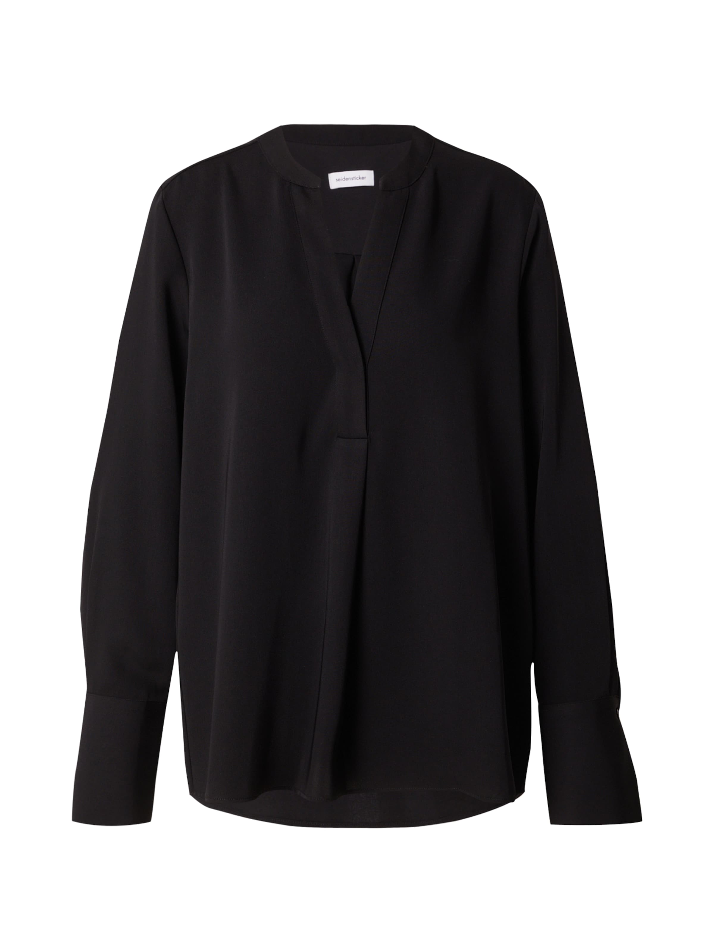 SEIDENSTICKER Bluse in Schwarz: Vorderseite