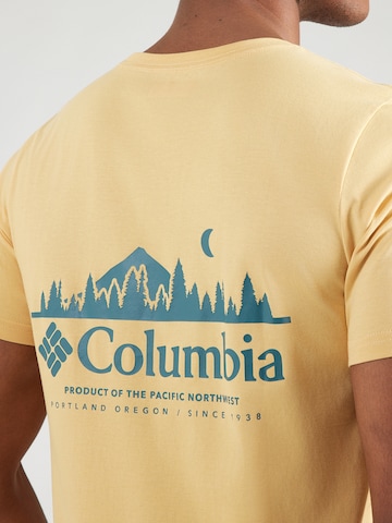 COLUMBIA Funkčné tričko 'Rapid Ridge' - Žltá