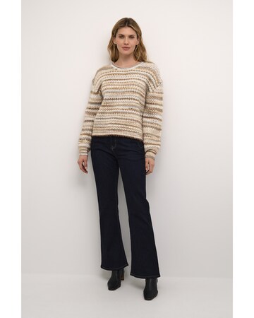 CULTURE Pullover i beige