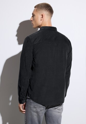 Street One MEN Regular fit Button Up Shirt in Black