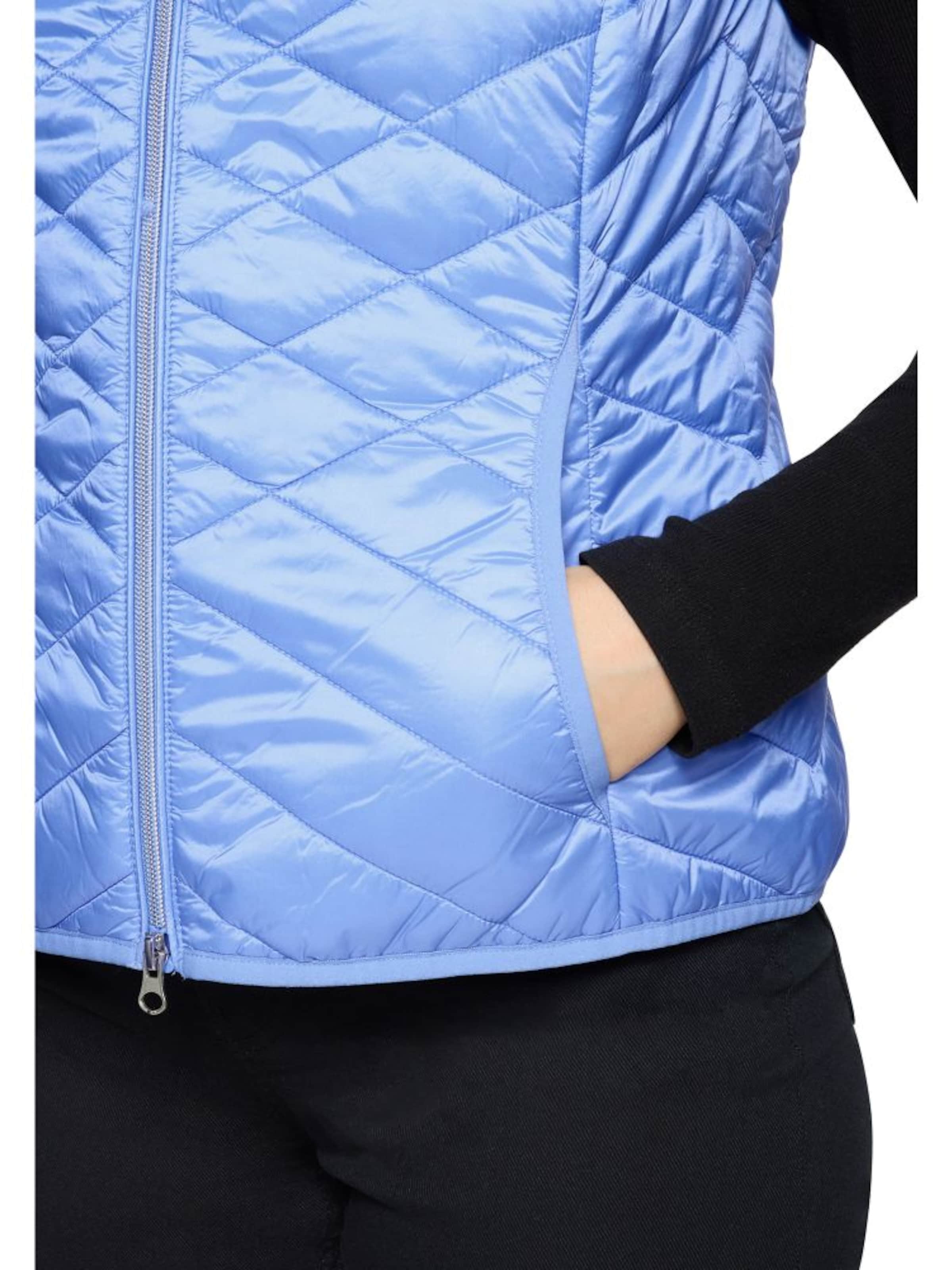 Betty Barclay Steppweste mit Reißverschluss in Blau