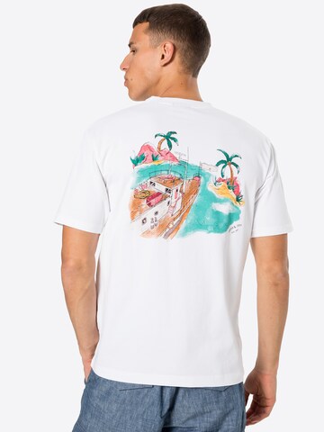 T-Shirt SCOTCH & SODA en blanc : devant