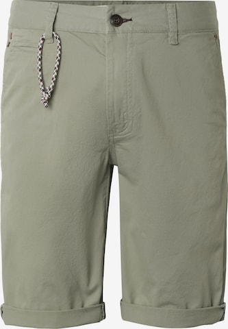 INDICODE JEANS Chinosy 'Canva' w kolorze zielony: przód