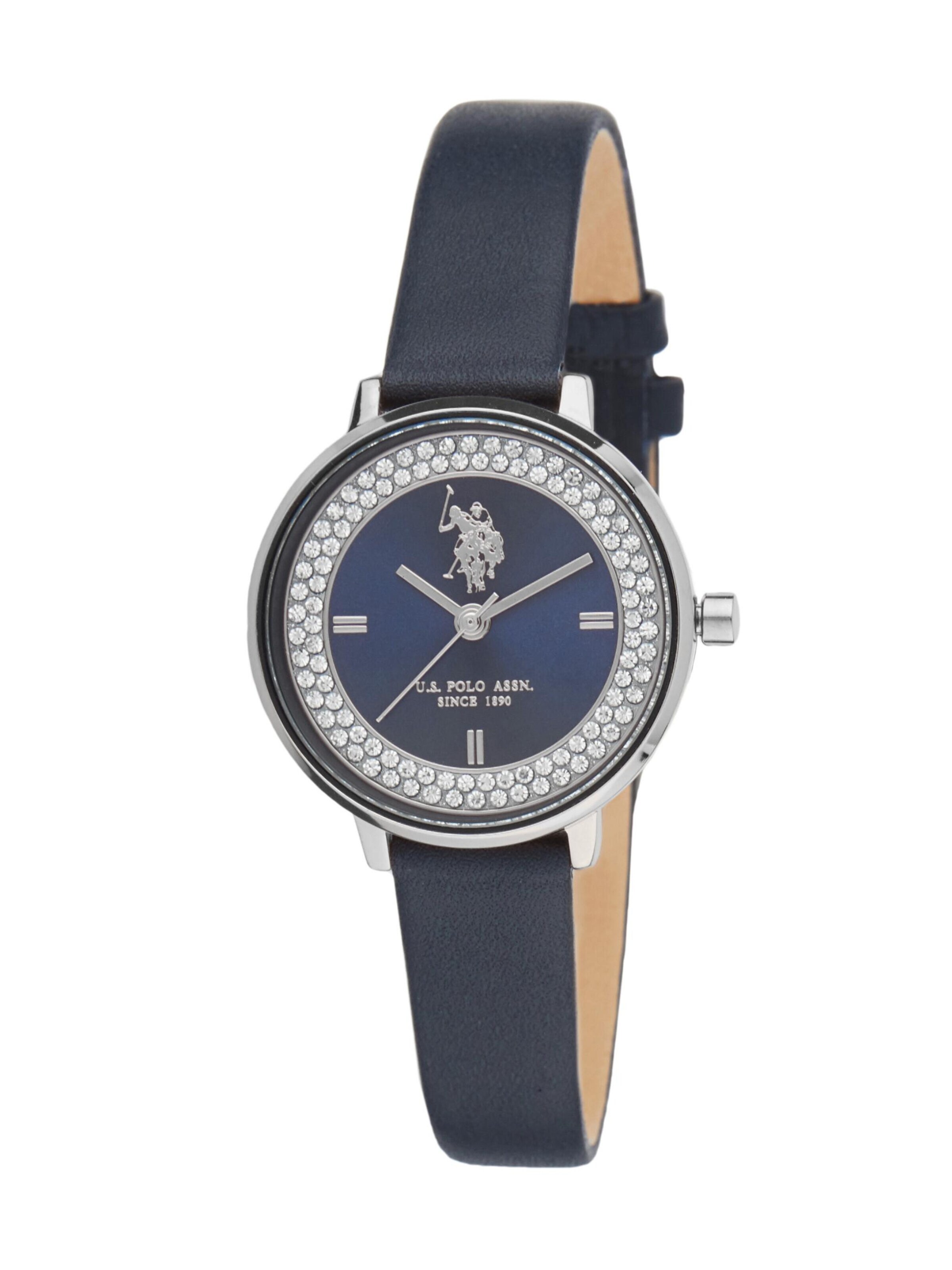 U.S. POLO ASSN. - Reloj analógico 'Charlotte' en plata