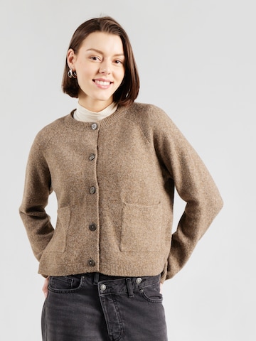 ONLY Πλεκτή ζακέτα 'ONLPIEMONTE' σε καφέ: μπροστά