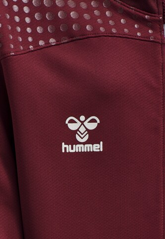 Hummel Sportssweatjakke i rød