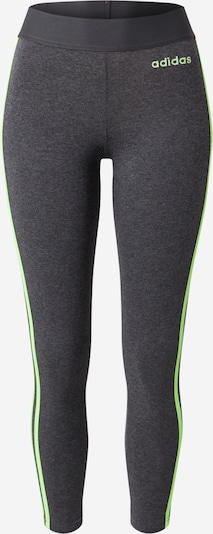ADIDAS PERFORMANCE Pantalon de sport en gris foncé / vert fluo, Vue avec produit