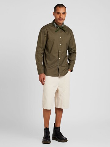 TOMMY HILFIGER Regular fit Zakelijk overhemd in Groen