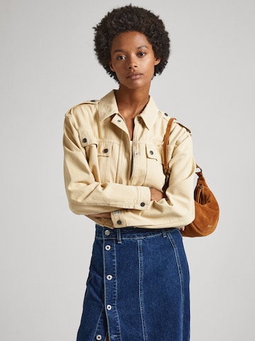 Veste mi-saison 'SAMANTHA' Pepe Jeans en beige : devant