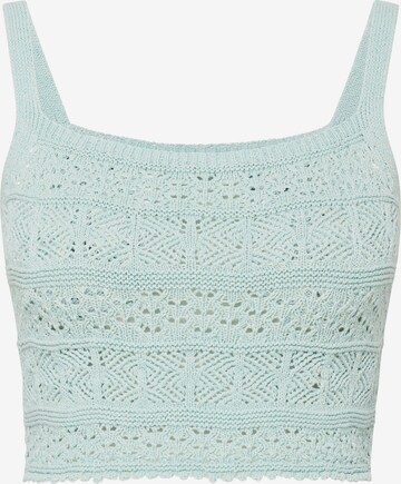 Mavi Knitted Top in Blue: front