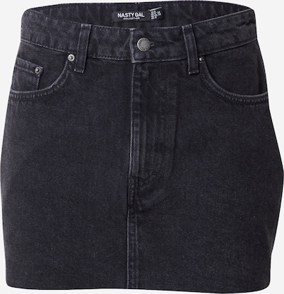 Sijonas iš Nasty Gal, spalva – juodo džinso spalva, Prekių apžvalga