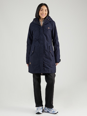 Ragwear Winterparka 'JANNISA' in Blauw: voorkant