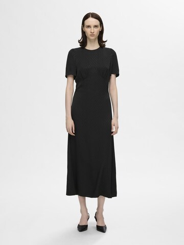 SELECTED Kleid in Schwarz: Vorderseite