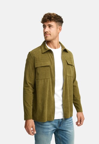 INDICODE JEANS Regular fit Overhemd 'Nemoto' in Groen