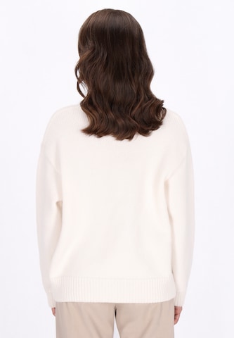 Usha Gebreid vest in Wit
