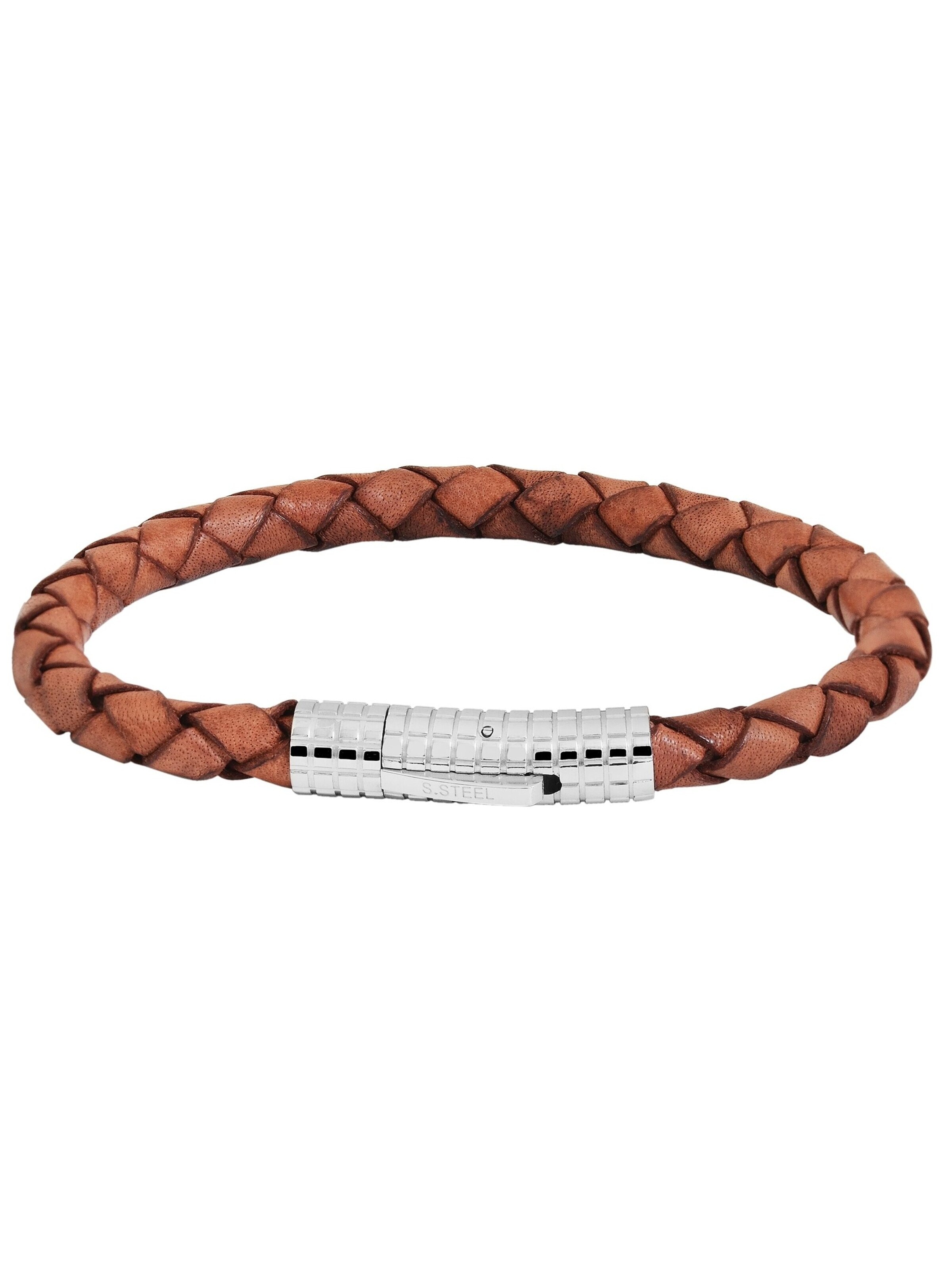 Akzent Bracelet 'Tendai, langlebig' in Brown: front
